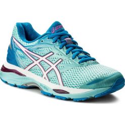 Buty ASICS - Gel-Cumulus 18 (2A) T6D6N Aqua Splash/White/Pink Glow 6701. Niebieskie buty do biegania ASICS, bez wzorów, z materiału, bez zapięcia, do biegania. W wyprzedaży za 289.00 zł.