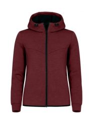 Clique Hayden Women – Kurtka z kapturem z miękkiego materiału air-layer. Czerwone kurtki CLIQUE, xl, bez wzorów, z elastanu, z kapturem. Za 237.89 zł.