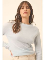 Just Cashmere Kaszmirowy sweter "Jane" w kolorze błękitnym rozmiar: XL. Niebieskie swetry Just Cashmere, xl, bez wzorów, z kaszmiru, bez ramiączek. Za 326.99 zł.