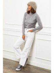 Soft Cashmere Golf w kolorze szarym rozmiar: 38/40. Szare swetry Soft Cashmere, bez wzorów, z kaszmiru, klasyczne, bez ramiączek. Za 105.17 zł.