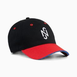 Czapka z daszkiem unisex Puma NEYMAR JR BB czarna 02676801. Czarne czapki z daszkiem Puma, bez wzorów, z bawełny, sportowe. Za 127.00 zł.