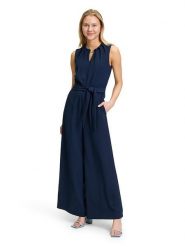 BETTY & CO Kombinezon w kolorze granatowym rozmiar: 36. Niebieskie kombinezony Betty & Co, bez wzorów, z tkaniny, bez kołnierzyka, bez ramiączek. Za 233.95 zł.