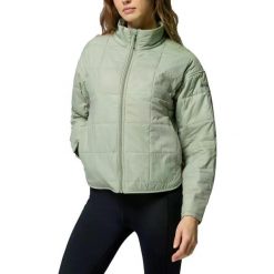 Kurtka COLUMBIA SIENNA HILL QUILTED JACKET Zielony. Zielone kurtki Columbia, bez wzorów, z syntetyku, casualowe, bez kaptura. Za 533.86 zł.