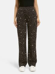 Milano Italy Spodnie w kolorze brązowym rozmiar: S. Brązowe spodnie materiałowe Milano Italy, bez wzorów, z materiału, z podwyższonym stanem. Za 217.99 zł.