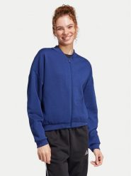 Adidas Bluza Essentials Contemporary Logo JD9968 Granatowy Loose Fit. Niebieskie bluzy adidas, xl, bez wzorów, z bawełny, bez kaptura. Za 179.99 zł.