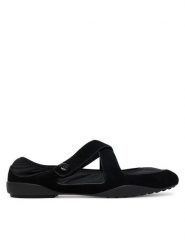 Tory Burch Baleriny Romy Sport Mary Jane 178301 Czarny. Czarne baleriny Tory Burch, bez wzorów, ze skóry, sportowe, bez obcasa, bez zapięcia. Za 1,419.00 zł.