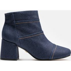 Niebieskie botki damskie. Botki marki NABAIJI. Za 599.00 zł.