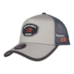 Czapka W-TRUCKER 1. Szare czapki z daszkiem WINDSON, bez wzorów, z bawełny, eleganckie. Za 62.00 zł.