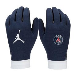 Rękawiczki Unisex Dla Dorosłych Academy ThermaFit Paris Saint Germain FC. Niebieskie rękawiczki Nike, bez wzorów, sportowe. Za 180.99 zł.