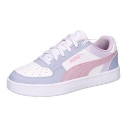 Buty do chodzenia damskie Puma 15 Caven 2 Jr. Białe buty treningowe Puma, bez wzorów, z materiału, bez zapięcia, trekkingowe. Za 219.30 zł.