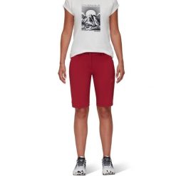 Spodenki trekkingowe damskie Mammut Runbold UV50+. Brązowe szorty Mammut, bez wzorów, z elastanu, sportowe. Za 410.55 zł.