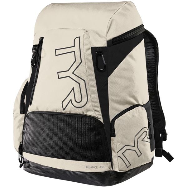 Plecak TYR Alliance Team Backpack 45L. Szare plecaki TYR, bez wzorów, bez dodatków. Za 398.95 zł.
