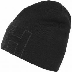 Czapka zimowa Helly Hansen Outline Beanie. Czarne czapki zimowe Helly Hansen, bez wzorów, sportowe. Za 159.50 zł.