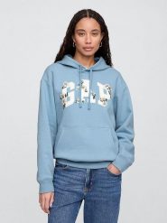 GAP Bluza w kolorze błękitnym rozmiar: M. Niebieskie bluzy GAP, m, bez wzorów, bez ramiączek, z kapturem. Za 197.63 zł.