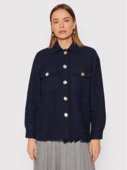 Marella Koszula Aceto 30410721 Granatowy Regular Fit. Niebieskie koszule Marella, bez wzorów, z bawełny, bez kołnierzyka, bez ramiączek. Za 1,419.00 zł.