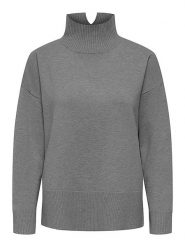 ONLY Sweter w kolorze szarym rozmiar: M. Szare swetry ONLY, m, bez wzorów, bez ramiączek. Za 158.47 zł.