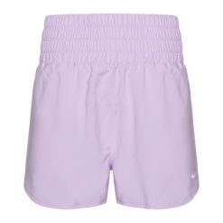 Spodenki damskie Nike One Dri-Fit Ultra High-Waisted 3". Czerwone szorty Nike, bez wzorów. Za 169.99 zł.