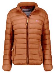Geographical Norway Kurtka pikowana "Atikolor" w kolorze karmelowym rozmiar: S. Brązowe kurtki Geographical Norway, s, bez wzorów, bez kaptura. Za 185.74 zł.