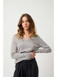 AUTHENTIC CASHMERE Kaszmirowy sweter "Bodmin" w kolorze szarym rozmiar: XXL. Szare swetry AUTHENTIC CASHMERE, na lato, xxl, bez wzorów, z kaszmiru, bez ramiączek. Za 255.94 zł.
