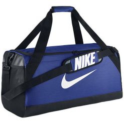 Nike Torba sportowa Brasilia M niebieska (BA5334-480). Torby sportowe marki Nike. Za 107.99 zł.