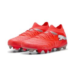 Buty piłkarskie unisex FUTURE 9 MATCH FG/AG PUMA. Białe buty do biegania Puma, bez wzorów, bez zapięcia, do biegania. Za 419.00 zł.