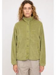 MAZINE Kurtka polarowa "Fleet" w kolorze oliwkowym rozmiar: S. Zielone kurtki MAZINE, s, bez wzorów, z polaru, bez kaptura. Za 117.99 zł.