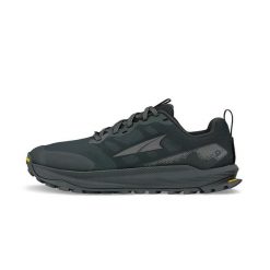 Damskie buty trailowe Altra Lone Peak 9+. Czarne buty do biegania Altra, bez wzorów, bez zapięcia, do biegania. W wyprzedaży za 597.55 zł.