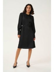 Kaffe Sukienka "Bonita" w kolorze czarnym rozmiar: 40. Czarne sukienki Kaffe, bez wzorów, z tkaniny, bez kołnierzyka, bez ramiączek, midi. Za 158.95 zł.