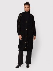 Pinko Kardigan Mimosa 1G18C6 A0AD Czarny Relaxed Fit. Czarne swetry Pinko, m, bez wzorów, z wełny, bez ramiączek. Za 2,539.00 zł.