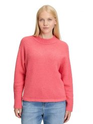 CARTOON Sweter w kolorze koralowym rozmiar: 42. Czerwone swetry Cartoon, bez wzorów, bez ramiączek. Za 194.95 zł.