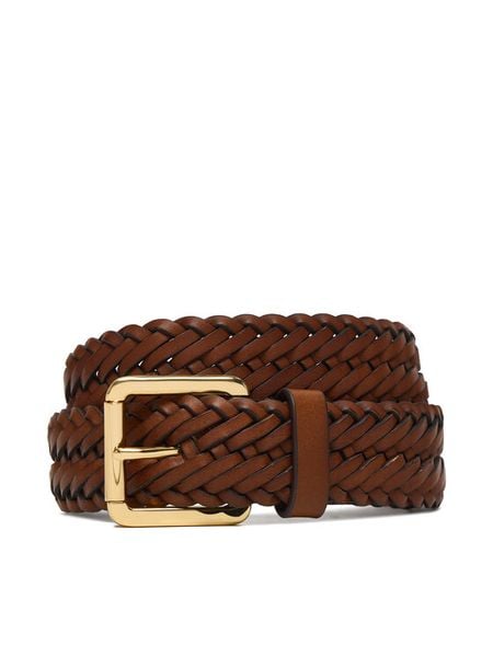 LAUREN RALPH LAUREN Pasek 412968766002 Brązowy. Brązowe paski Lauren Ralph Lauren, bez wzorów, ze skóry. Za 419.99 zł.