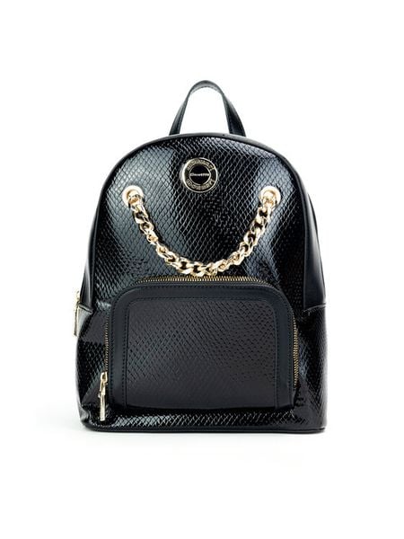 Monnari Plecak BAG5360-K020D000-R00 Czarny. Czarne plecaki Monnari, bez wzorów, ze skóry, bez dodatków. Za 159.99 zł.