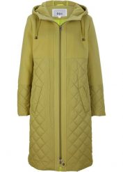 Płaszcz z różnych materiałów. Pomarańczowe płaszcze bonprix, bez wzorów, z materiału, eleganckie, z kapturem. Za 249.99 zł.