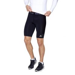 Spodenki kompresyjne Erima. Czarne bielizna termoaktywna damska Erima, bez wzorów, bez ramiączek, do piłki nożnej. Za 151.50 zł.