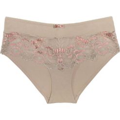 Figi "panty" bonprix cielisto-brzoskwiniowy. Bokserki damskie marki bonprix. Za 16.99 zł.