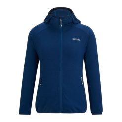 Damska Bluza Polarowa Huntdale Fleece Jacket. Niebieskie bluzy bez kaptura Regatta, na zimę, bez wzorów, z polaru, bez kaptura, trekkingowe. Za 160.99 zł.