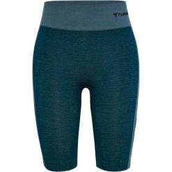 Damskie szorty bezszwowe Hummel Clea. Niebieskie szorty Hummel, bez wzorów. Za 168.00 zł.