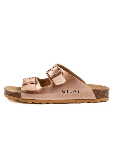 Billowy Klapki w kolorze jasnoróżowym rozmiar: 41. Różowe klapki Billowy, bez wzorów, klasyczne, z otwartym noskiem, bez obcasa, bez zapięcia. Za 91.77 zł.