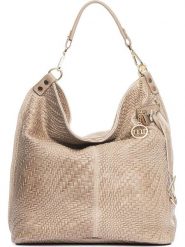 Mia Tomazzi Skórzany shopper bag "Niguarda" w kolorze beżowym - 42 x 38 x 17 cm rozmiar: onesize. Brązowe shopper bag Mia Tomazzi, bez wzorów, z materiału, na ramię, z tłoczeniem, bez dodatków. Za 316.99 zł.