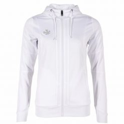 Damska bluza dresowa zapinana na zamek z kapturem Reece Australia Cleve TTS. Białe bluzy z kapturem REECE, s, bez wzorów, z dresówki, z kapturem, na fitness i siłownię. Za 229.65 zł.
