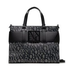 Torebka Armani Exchange. Czarne torebki klasyczne Armani Exchange, bez wzorów, klasyczne, bez dodatków. Za 869.99 zł.