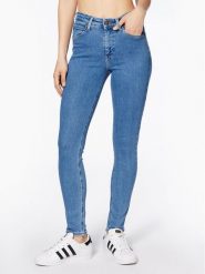 Lee Jeansy L32SOVC04 112330576 Niebieski Slim Fit. Niebieskie jeansy Lee, l, bez wzorów, z bawełny. Za 279.99 zł.