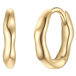 Glanzstücke München Kolczyki Srebro wysokiej próby Żółte złoto Kolczyki koła 1 ct Damski. Żółte kolczyki Glanzstücke München, pozłacane. Za 209.99 zł.