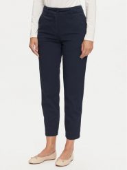 United Colors Of Benetton Spodnie materiałowe 4GD7DF06U Granatowy Regular Fit. Niebieskie spodnie materiałowe United Colors Of Benetton, bez wzorów, z bawełny. Za 149.99 zł.