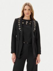 ARTIGLI Marynarka ACGI000745 Czarny Regular Fit. Czarne marynarki i żakiety Artigli, bez wzorów, z syntetyku, bez ramiączek. Za 399.99 zł.