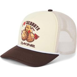 Czapka Trucker Dakine. Białe czapki z daszkiem Dakine, bez wzorów. Za 197.00 zł.