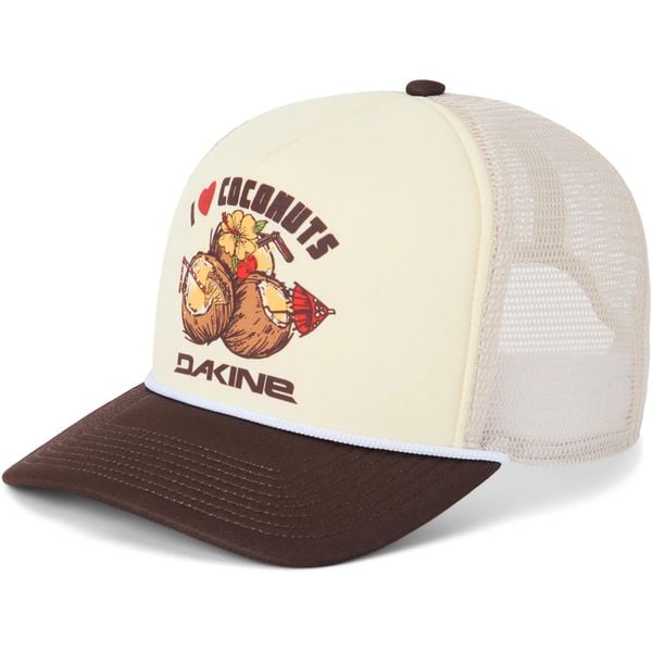 Czapka Trucker Dakine. Białe czapki z daszkiem Dakine, bez wzorów. Za 197.00 zł.