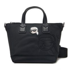 Torebka KARL LAGERFELD. Czarne torebki klasyczne KARL LAGERFELD, bez wzorów, klasyczne, bez dodatków. Za 489.99 zł.