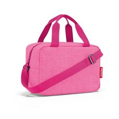 Torba coolerbag to-go, twist pink. Różowe torby podróżne Reisenthel, bez wzorów, z materiału. W wyprzedaży za 108.90 zł.