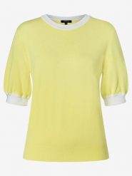 More & More Sweter w kolorze żółtym rozmiar: 44. Żółte swetry More & More, bez wzorów, bez ramiączek. Za 96.60 zł.